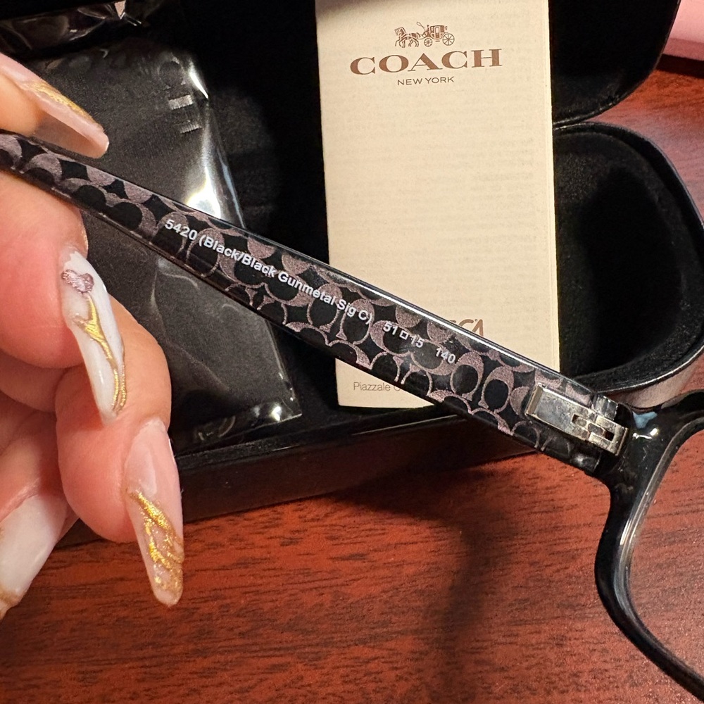 Coach Black Eyewear Case - Picture 4 of 4